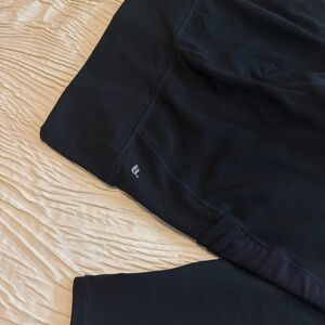 Fabletics Black 7/8 Leggings with Sheer Side